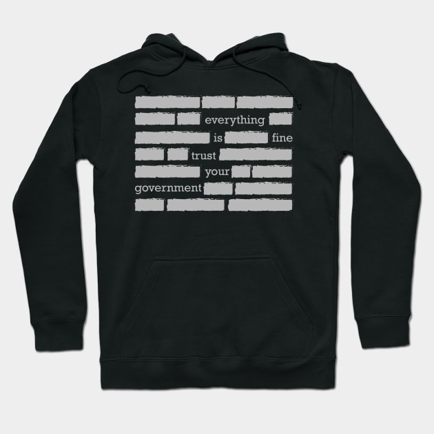 conspiracy theory trust your government funny gift Hoodie by MrTeee